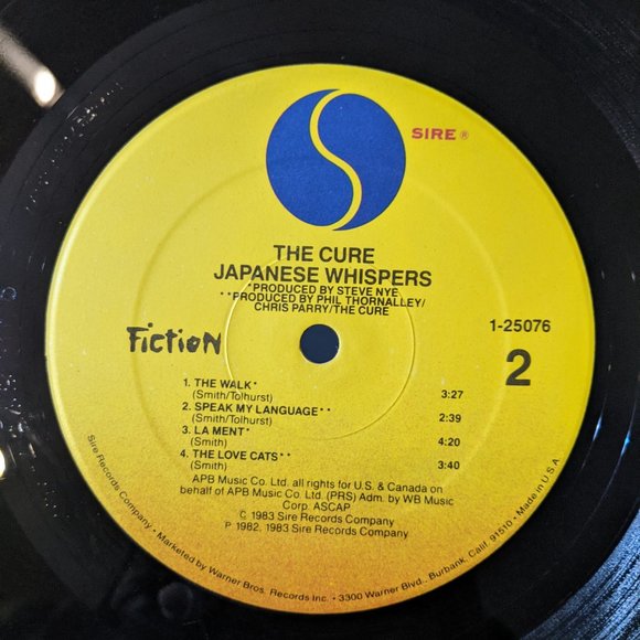 The Cure - Japanese Whispers 1983 original Pressing Vinyl LP Sire - Picture 6 of 10